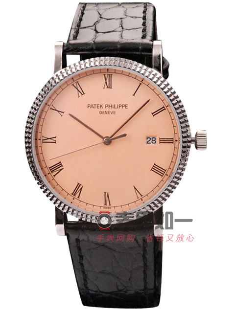 百達翡麗Patek Philipp 古典錶系列瑞士石英男士手錶 米黃色錶盤
