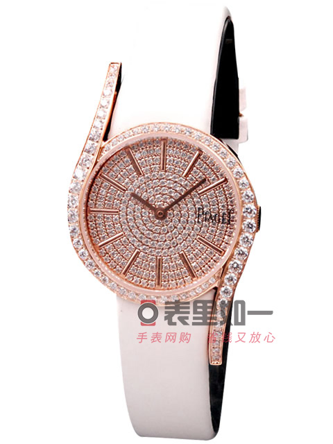 高仿伯爵手錶-Piaget Limelight系列滿天星錶盤時尚石英女士腕錶G0A38167