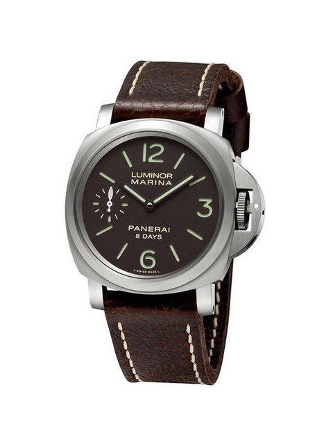 高仿 Panerai沛納海LUMINOR MARINA 8 DAYS TITANIO Pam00564/Pam564 鈦殼