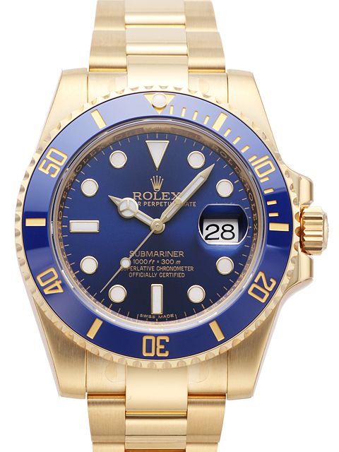 高仿勞力士 Rolex 潛航者 Submariner 116618LB 藍水鬼