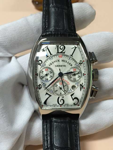 高仿法穆蘭手錶-CHRONOGRAPHE系列8880 CC AT 精鋼時標腕錶