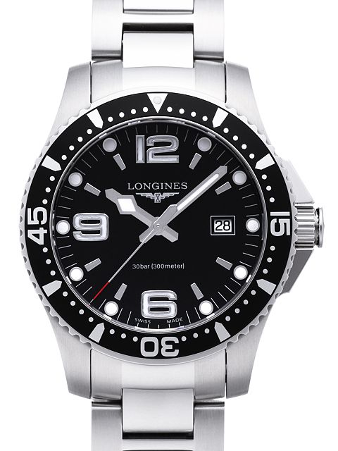 浪琴手錶 康卡斯系列石英男錶L3.640.4.56.6