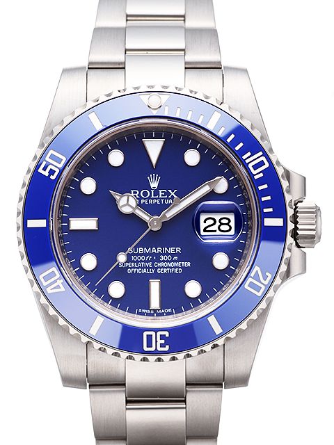 高仿勞力士手錶-Rolex潛航者型潛水手錶116619LB 藍水鬼