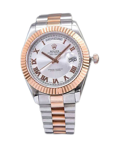 ROLEX勞力士星期日歷型系列218238-83218 白盤腕錶