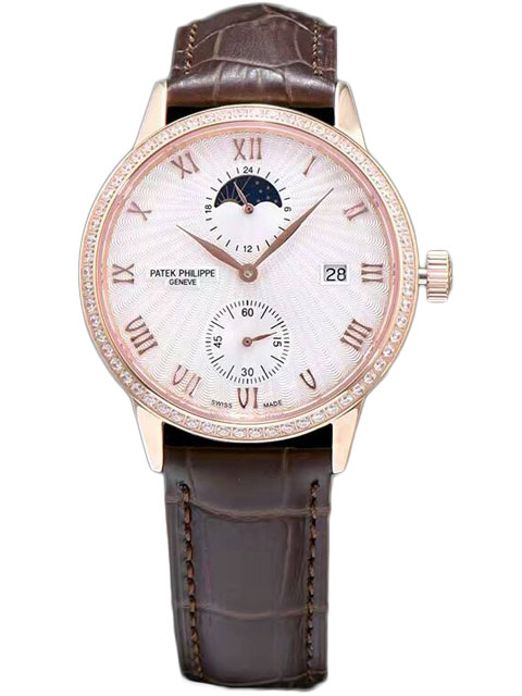 PATEK PHILIPPE百達翡麗超級復雜功能計時系列玫瑰金鑲鉆腕錶