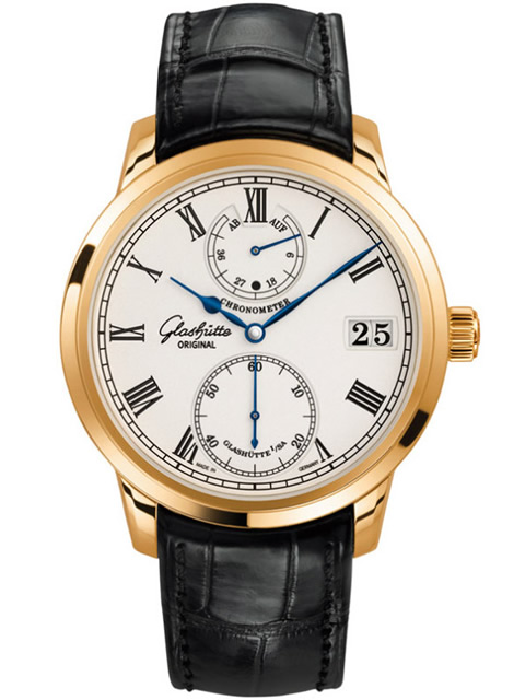 高仿格拉蘇蒂原創手錶-Glashütte Original 精髓系列1-58-01-01-01-04腕錶