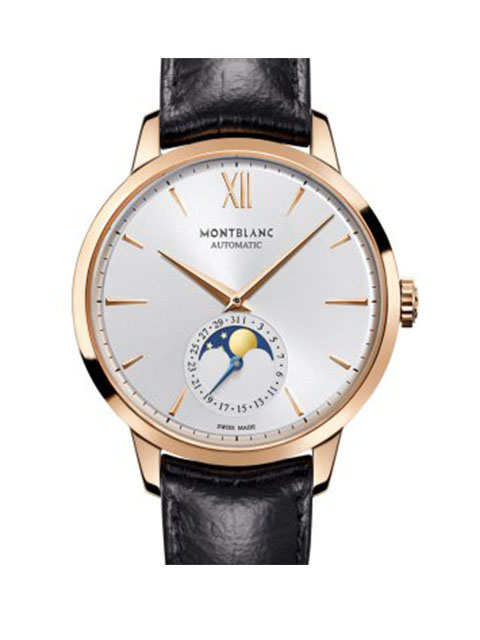 MONTBLANC萬寶龍HERITAGE SPIRIT系列U0111185玫瑰金機械腕錶