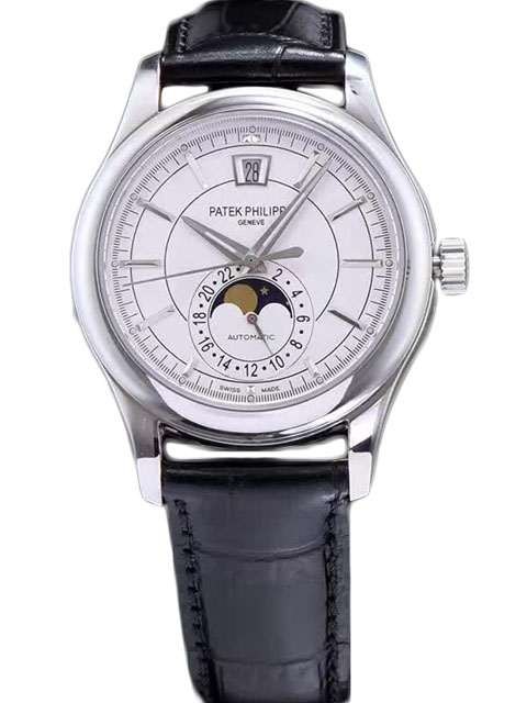PATEK PHILIPPE百達翡麗復雜功能計時系列5205G-001 腕錶 白色錶盤