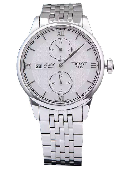 TISSOT天梭力洛克系列精鋼機械腕錶