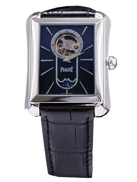 高仿伯爵手錶-PIAGET 黑帶系列G0A35121自動機械腕錶