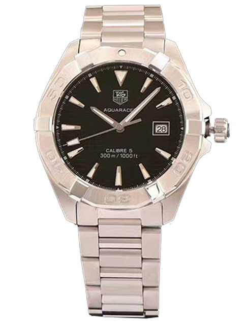 Tag Heuer泰格豪雅競潛系列WAY2110.BA0910黑盤精鋼腕錶