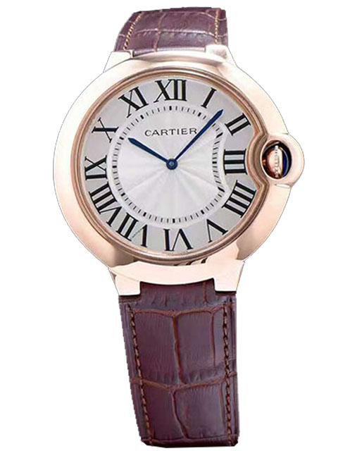 CARTIER卡地亞藍氣球系列W6920054玫瑰金石英腕錶