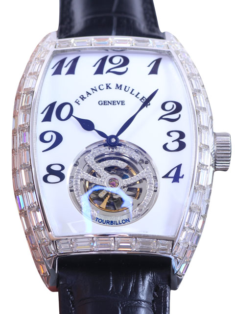 高仿法穆蘭手錶-Franck Muller BLACK CROCO系列8880 CC AT 陀飛輪腕錶
