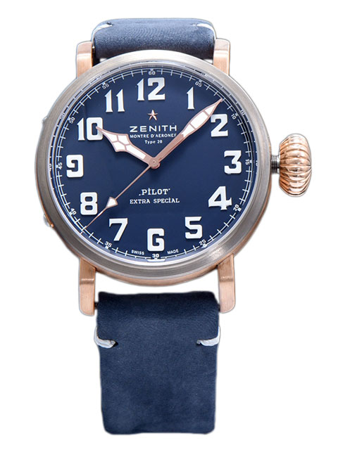 高仿真力時手錶-Zenith PILOT 飛行員 TYPE 20 EXTRA SPECIAL 29.2430.679/21.C753
