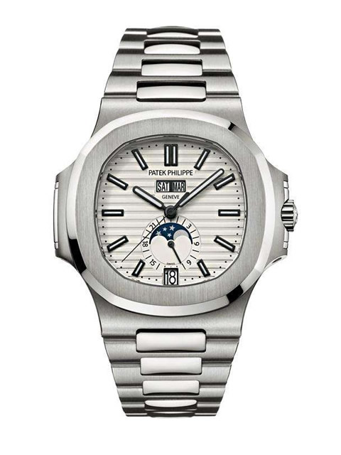 高仿百達翡麗手錶-PATEK PHILIPPE 運動系列5726/1A-010 月相腕錶