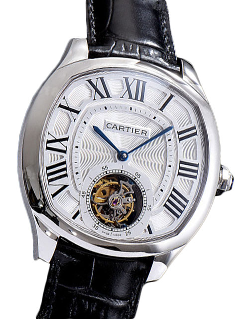 卡地亞DRIVE DE CARTIER 系列W4100013 陀飛輪腕錶 精鋼錶殼
