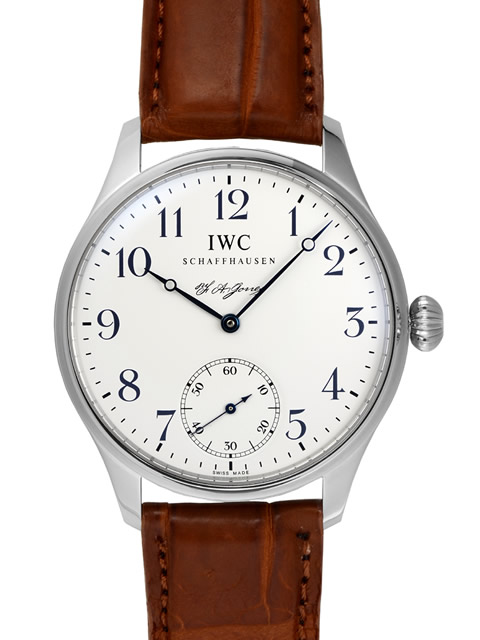 萬國IWC Portugieser IW544203|領航者瓊斯簽名復古背透機械男錶 藍字