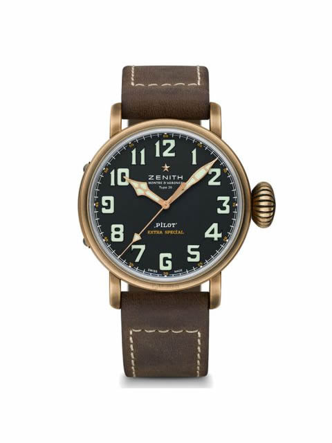 高仿真力時手錶-Zenith PILOT 飛行員 TYPE 20 EXTRA SPECIAL 29.2430.679/21.C753