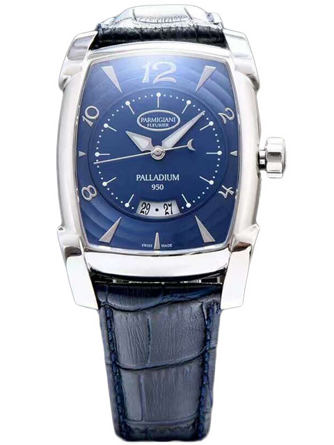 高仿帕瑪強尼手錶-Parmigiani Fleurier LIMITED EDITIONS系列PF011128.01藍色盤機械腕錶