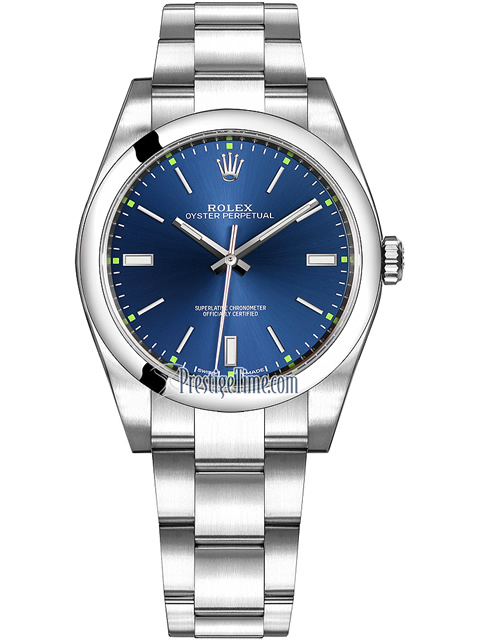 高仿勞力士手錶-Rolex蠔式恒動系列 114300（藍色錶盤）機械男錶