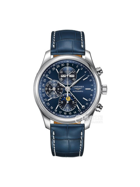 高仿浪琴手錶-Longines mastercollection名匠系列星月相腕錶L2.773.4.92.0（藍面）